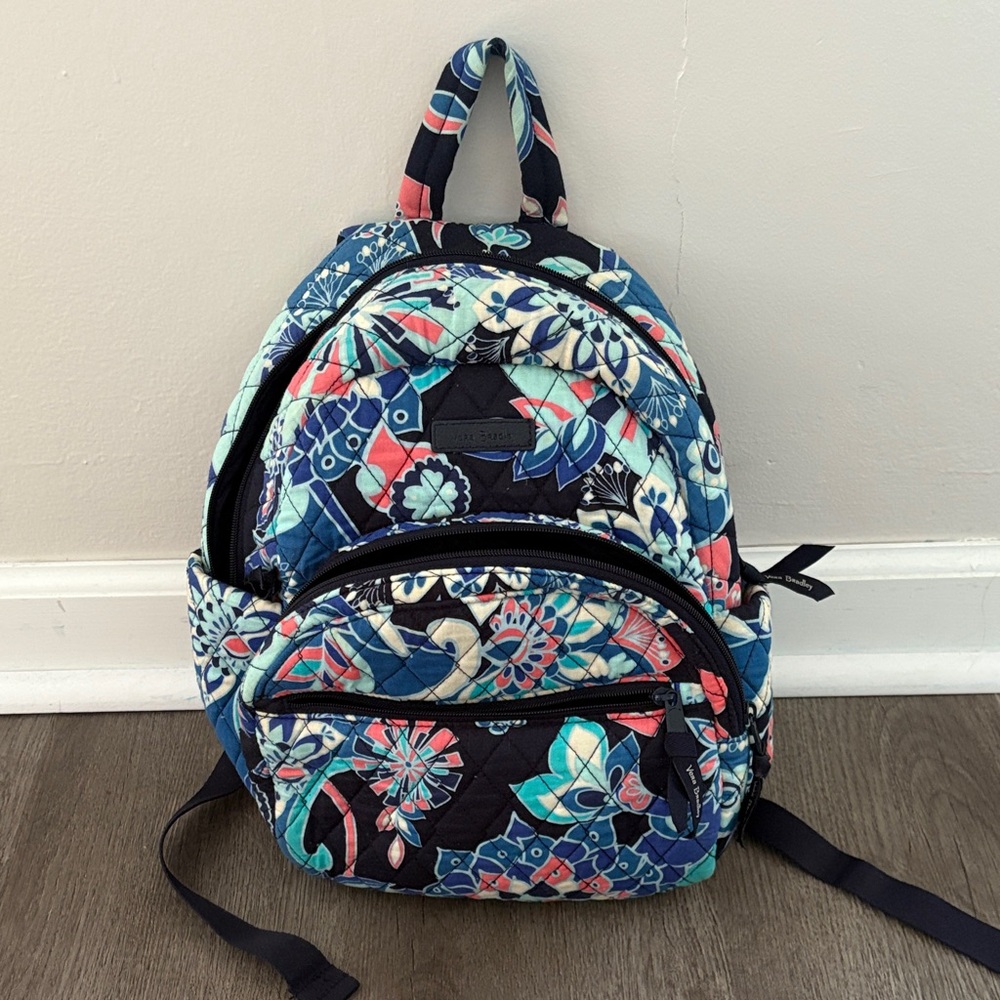 Vera Bradley Floral Patterned Backpack - image 1